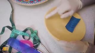 آموزش میناکاری روی سفال