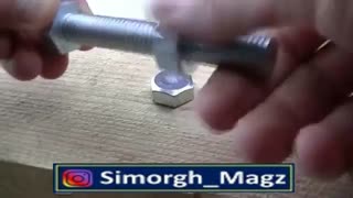 ترفند - کلیپ مهارت استفاده از پیچ و مهره در باز و بسته کردن پیچ ها - فیلم شماره ۹