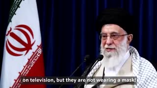 Imam Khamenei's complaint about officials not wearing mask