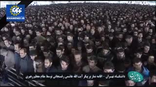 Imam Khamenei Saying farewell to ayatollah Hashemi Rafsanjani