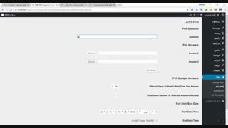 آموزش ساخت نظرسنجی و رای گیری در وردپرس با افزونه WP Poll