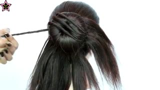 آموزش مدل مو دخترانه شینیون پیچ در پیچ- مومیس مرجع و مشاور مو