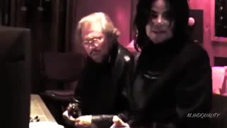 All in your name♡مایکل جکسون و بری گیب در استودیو♡☆