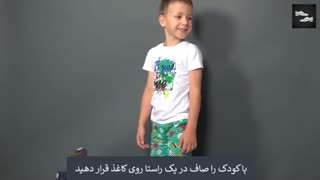 روش صحیح اندازگیری پای کودکان