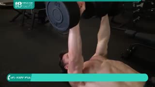 طریقه دمبل زدن برای تقویت عضلات و 6 تکه کردن  شکم