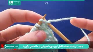 روش ایجاد گره و رج بافی در توری بافی با دومیل