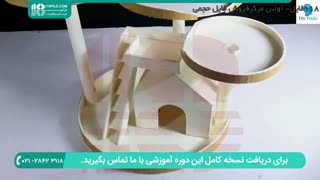 نحوه ساخت آبنما در طرح کلبه و نمایی روستایی