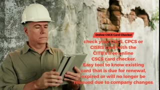 Check My CSCS Card