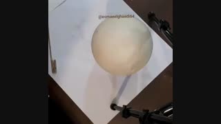 آموزش نقاشی روی تخم شترمرغ