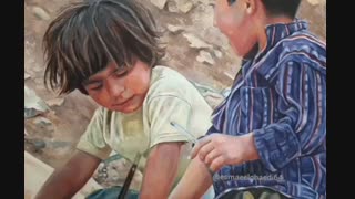 کاربرد روغن در حین نقاشی رنگ و روغن