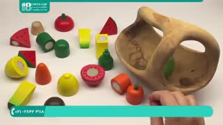 آموزش آسان نام میوه ها و سبزیجات به زبان فارسی برای کودکان 4-6 ساله