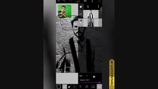 آموزش پیکس آرت : ساخت عکس پروفایل سنگی