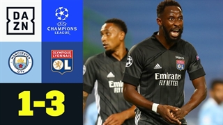 خلاصه بازی منچسترسیتی 1 - لیون 3 از مرحله یک چهارم نهایی لیگ قهرمانان اروپا