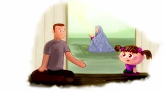 قصه های کودکانه عربی - سانای و نماز