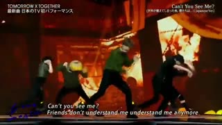 اجرای ورژن ژاپنی"?can`t you see me" از TXT