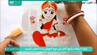 آموزش هنر نقاشی بر روی شیشه _ آموزش ویترای