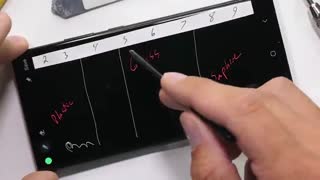 آزمایش مقاومت گلکسی نوت 20 اولترا