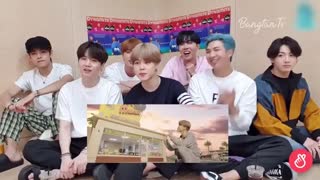 ریاکشن اعضای BTS به موزیک ویدیو  Dynamite (دینامیت)
