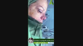 فیلم جراحی همزمان بینی و پلک