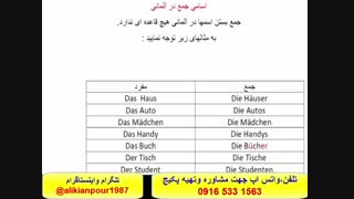 آموزش مکالمه آلمانی و آزمون گوته با استاد علی کیانپور