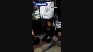 حضور حاج مهدی رسولی در تکیه کودکان در زنجان