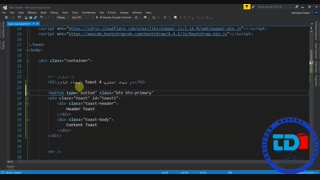 |آموزش طراحی سایت|کار با Toast در بوت استرپ|