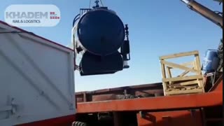 حمل ریلی  تجهیزات صنعتی به مقصد آسیای میانه