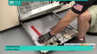 آموزش بررسی بازوهای اسپری کننده برای رفع مشکل صدای زیاد در ظرفشویی