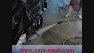 شستشوی موتورسیکلت با بخار