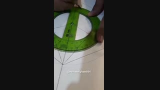 آموزش ترسیم دایره رنگ مرحله اول