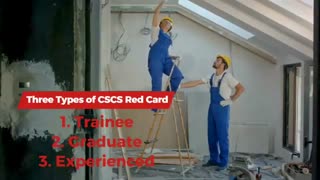 CSCS Red Card | Red CSCS Card