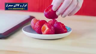 کلیپ آشنایی با ابزار های برش و اسلایس میوه جات در آشپزخانه