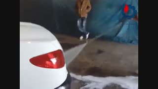 شستن بدنه ماشین با آبداغ فوری