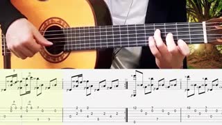 آموزش آهنگ Amelie آملی روی گیتار کلاسیک با اجرای امین فرامرزی