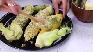 طرز تهیه ذرت پنیری