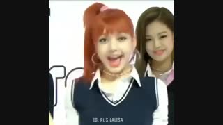 کیوت خوندن اهنگ as if its your last از لیسا از black pink