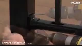 اجرای نرده سبک دور زمین بازی "آرتان حصار" 04134205534