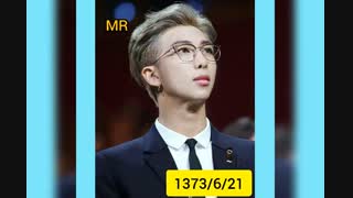 تاریخ تولد اعضای bts