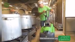 کاربرد اسکرابر در آشپزخانه های صنعتی