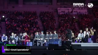 ریکشنBTS_MONSTA X_TXT به اجرای ATEEZ در MAMA 2019