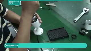 نحوه نصب و آشنایی با قطعات سیستم دوربین مدار بسته مینیاتوری