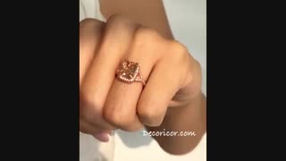 سولیتر سنگ شامپاینی، خاص ترین حلقه ازدواج
