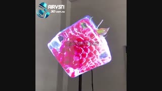 ایرویژن اولین و بزرگترین عرضه کننده نمایشگرهای تبلیغای سه بدی معلق در هوا