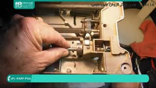 نحوه برداشتن و تعویض قلاب در چرخ خیاطی سینگر