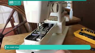 روغنکاری و تمیزکاری چرخ خیاطی صنعتی ژانومه ( Janome )