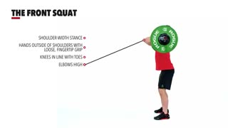 حرکت فرانت اسکوات Front Squat