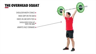 حرکت اوورهد اسکوات Overhead Squat