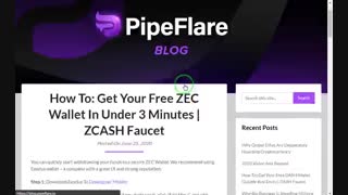 کسب درآمد با ارزهای دیجیتال از سایت"pipeflare"