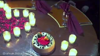 سالگرد ازدواجی زیباا در رستوران برج میلاد(خیلی جالبه)