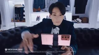 تبلیغ جدید جونگ کوک و جین BTS  برای گوشی جدید سامسونگ گلگسی